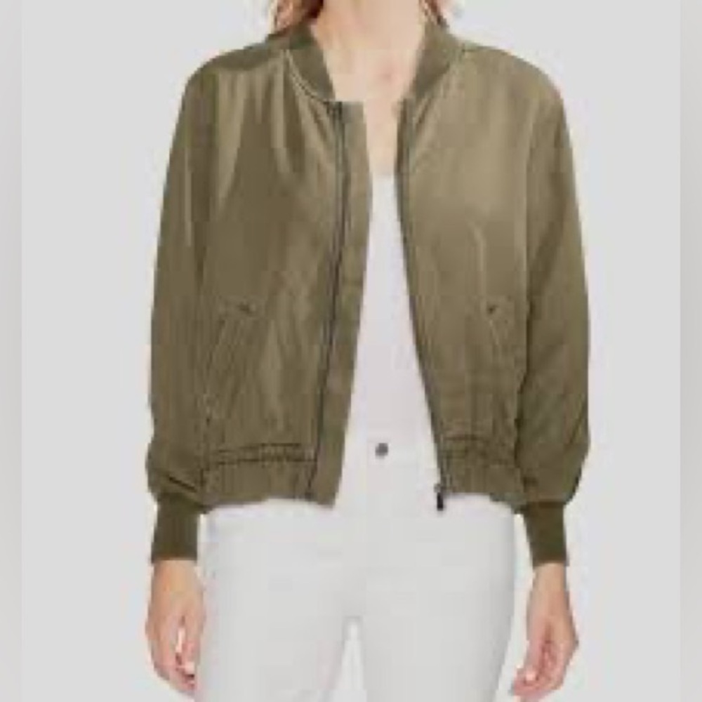 Stradivarius Khaki Bomber Jacket
